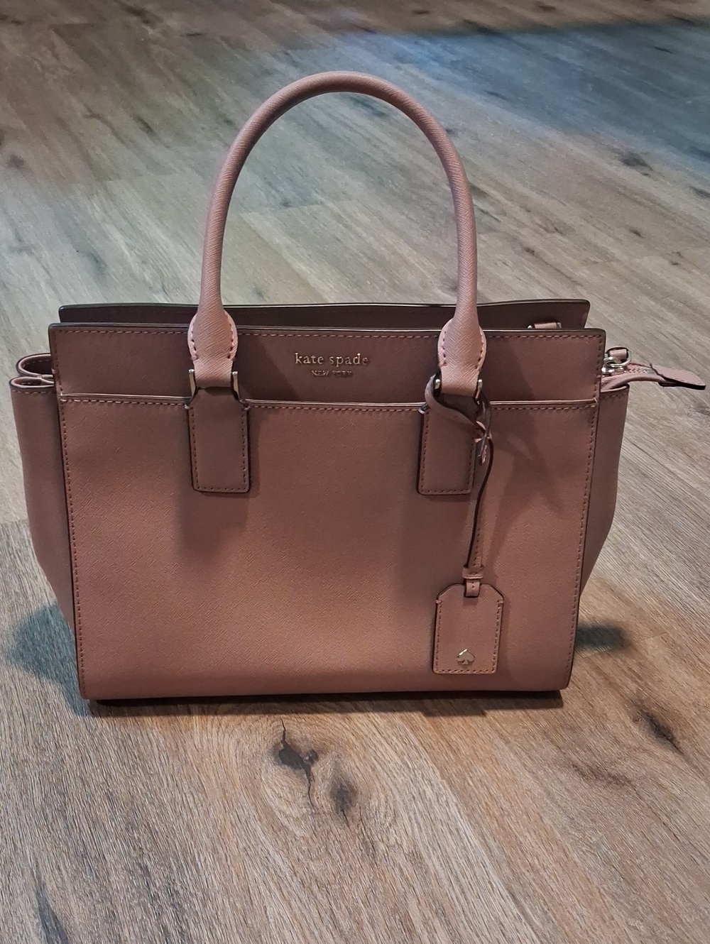 kate spade Blush Rose Leather Satchel